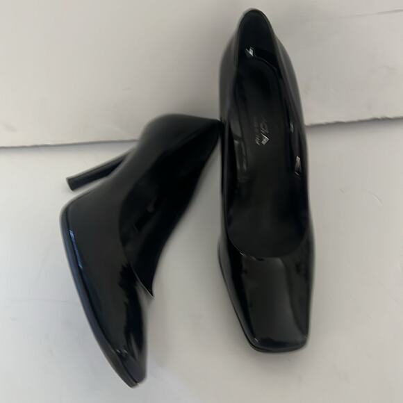 BALENCIAGA SQUARE HEEL BLACK PUMPS SIZE 9M - Picture 2 of 8